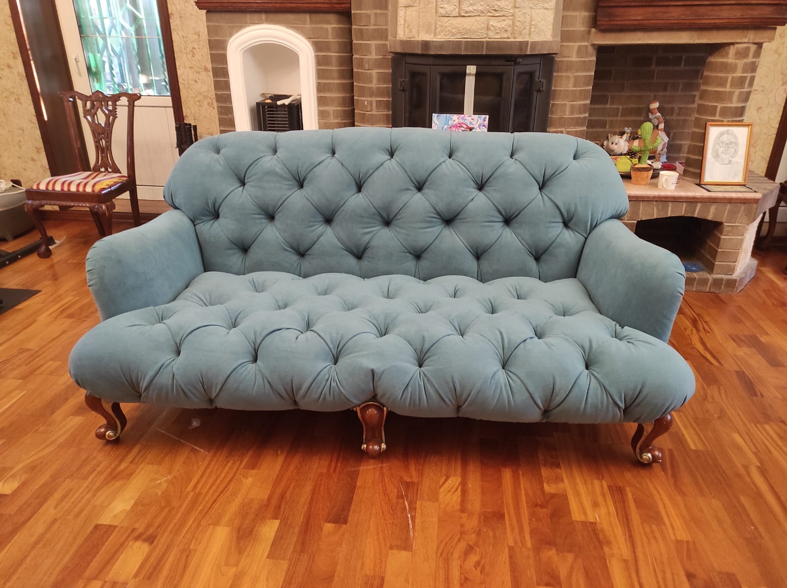 Перетяжка дивана. Большие Вязёмы